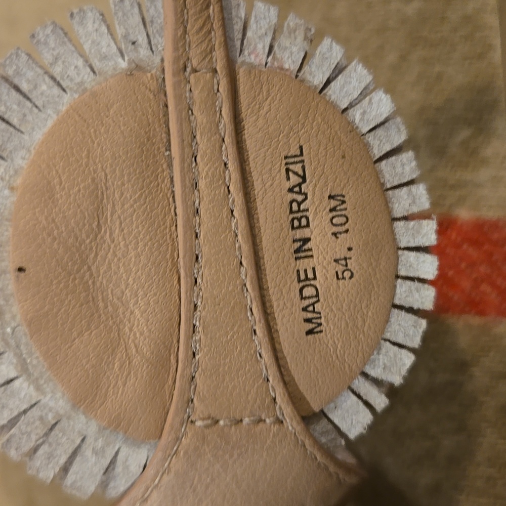 Tory Burch Miller Fringe T Strap Sandal Sz 10M - Picture 4 of 7